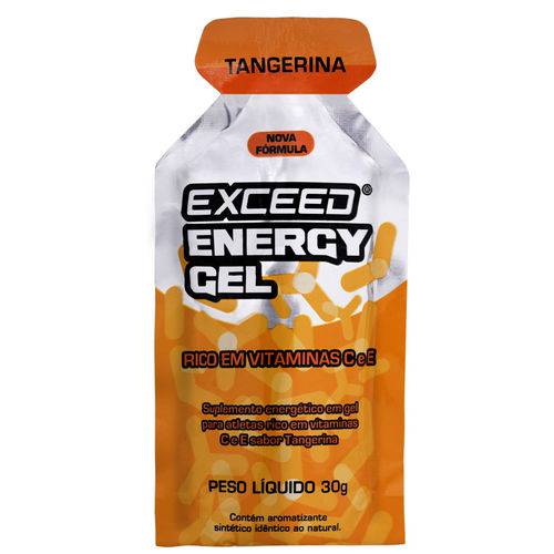 Exceed Energy Gel Caixa com 10 Uni- Tangerine Splash