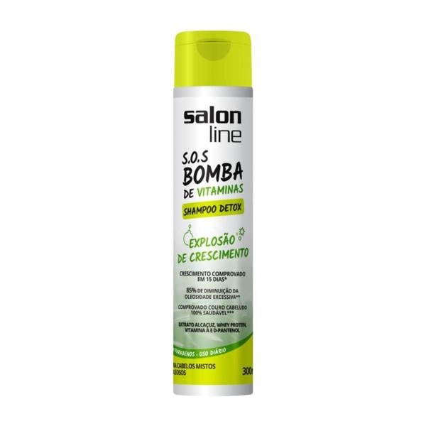 Excluir Salon Line Shampoo 300ml Sos Bomba de Vitaminas Detox