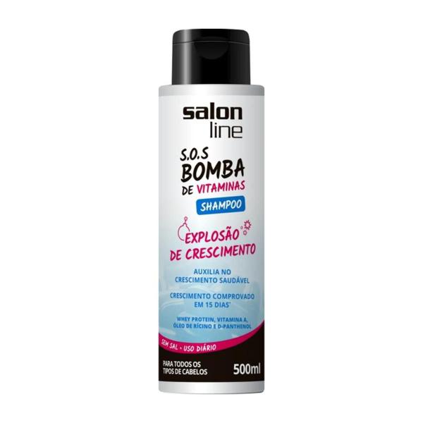 Excluir Salon Line Shampoo 500ml Sos Bomba Vitaminas