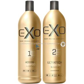 Exo Hair Exoplastia Capilar Kit de Alisamento e Tratamento (2 Produtos de 1000ml)