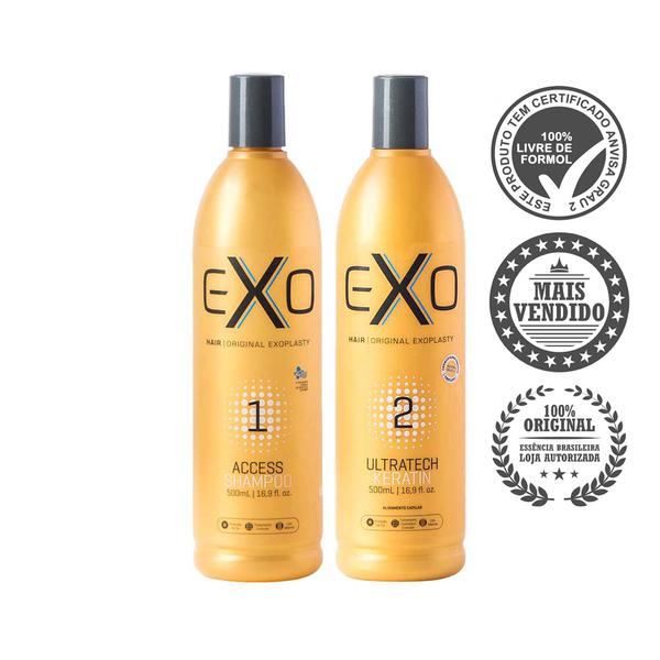 EXO Hair Exoplastia Capilar Kit de Alisamento 2x500ml