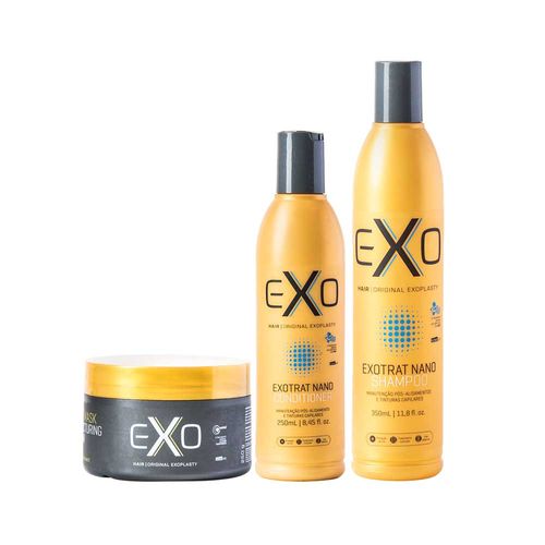 EXO Hair Exotrat Nano Kit Home Care Reconstrução (3 Produtos)