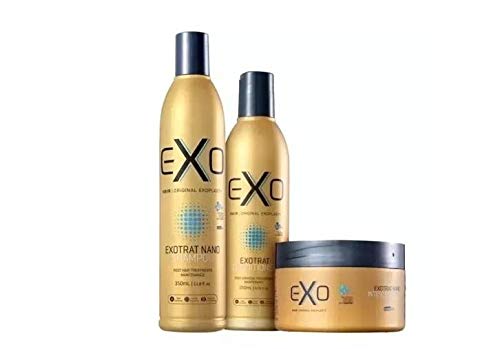 Exo Hair Exotrat Nano Kit Home Use Hidratação 3 Produtos - Cs