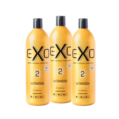 EXO Hair Super Combo Exoplastia Capilar Ultratech Keratin 3x1L (Passo 2)