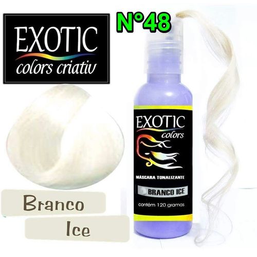 Exotic Colors Máscara Tonalizante - Branco Ice