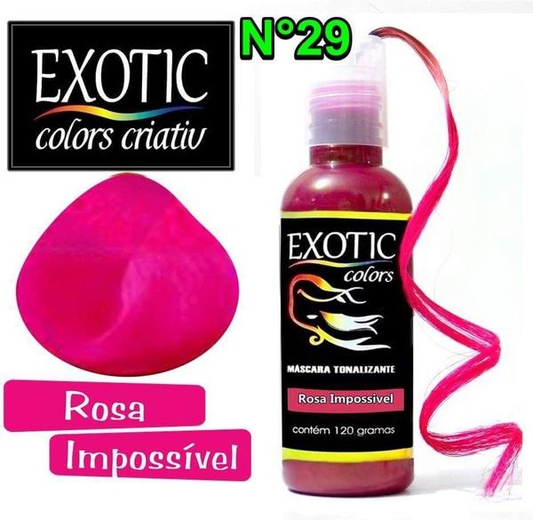 Exotic Colors Máscara Tonalizante - Rosa Impossível