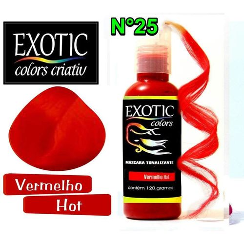 Exotic Colors Máscara Tonalizante - Vermelho Hot