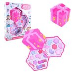 Factory Direct Princess Children's Cosmetics Girl Play House Jewelry Makeup Set Toy Birthday Gift Box