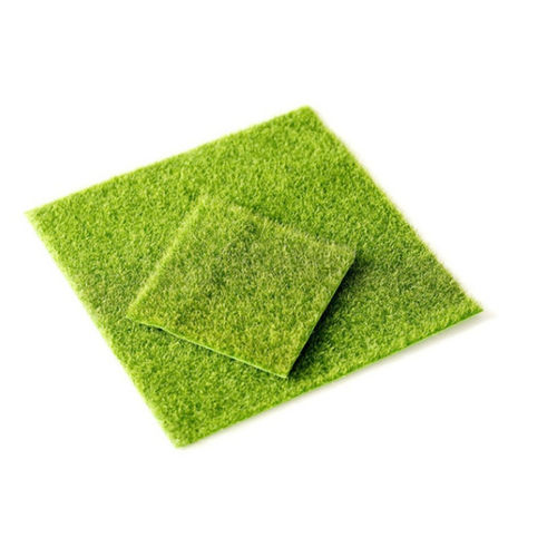 Falso Moss DIY Simulate Planta Verde Paisagem Lawn para Mini decoração do jardim
