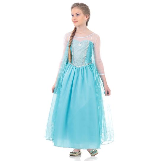 Fantasia Elsa Frozen Infantil Luxo - Disney G