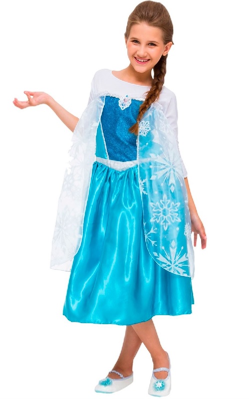 Fantasia Princesa Elsa Clássica - Frozen (Original Disney) - Tam 3 a 8