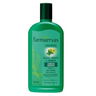 Farmaervas Algas, Menta e Arnica- Shampoo 320ml