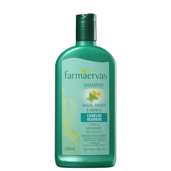 Farmaervas Algas, Menta e Arnica - Shampoo 320ml