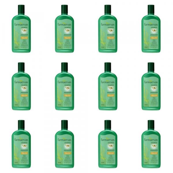 Farmaervas Jaborandi Shampoo 320ml (Kit C/12)