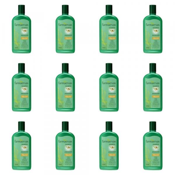 Farmaervas Jaborandi Shampoo 320ml (Kit C/12)