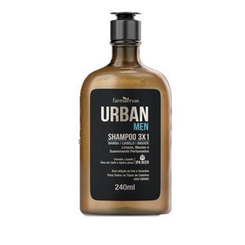 Farmaervas - Urban Men Shampoo 3x1 - 240 Ml