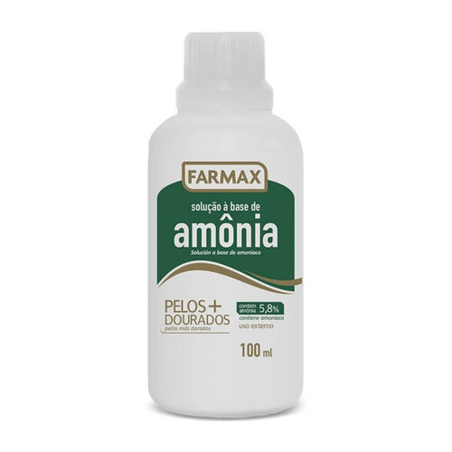 Farmax Amônia Pelos + Dourados Líquida 100ml