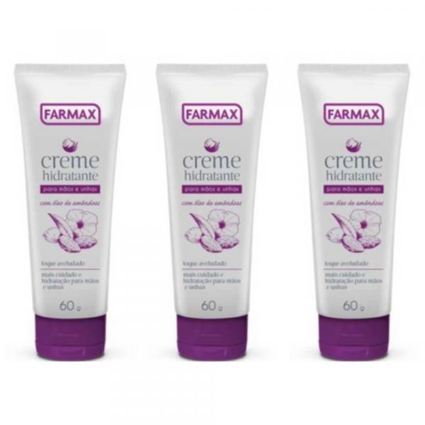 Farmax Creme Hidratante P/ Mãos 60g (Kit C/03)