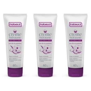 Farmax Creme Hidratante para Mãos 60g - Kit com 03