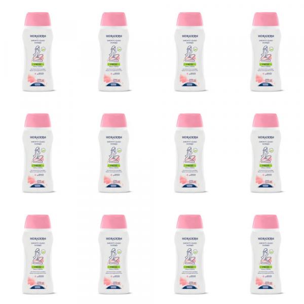 Farmax Hidraderm Sabonete Liquido Intimo Diário Fresh 200ml (Kit C/12)