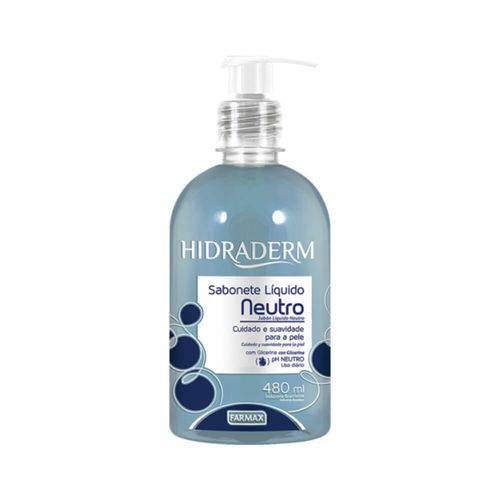 Farmax Hidraderm Sabonete Liquido Neutro C/ Glicerina 480ml