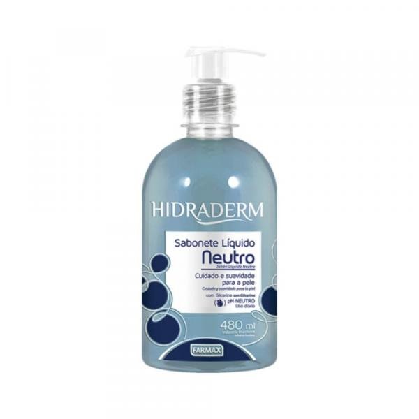 Farmax Hidraderm Sabonete Liquido Neutro C/ Glicerina 480ml