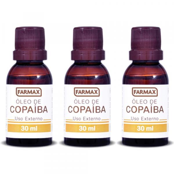 Farmax Óleo de Copaíba 30ml (kit C/03)