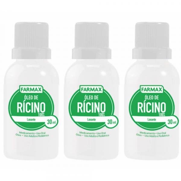 Farmax Óleo de Rícino 100ml (Kit C/03)