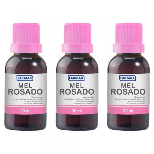 Farmax Rosado Mel 30ml (Kit C/03)