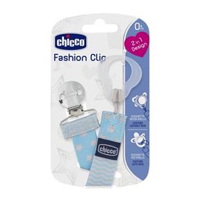 Fashion Clip para Chupeta Chicco Azul