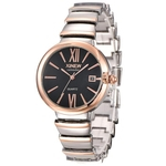 Fashion Luxury Ladies Women Girl Unisex Stainless Steel Quartz Date Wrist Watch