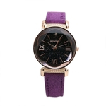 Fashion Men's Women's Classic Casual Quartz Watch Leather Watches