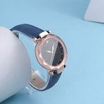 Fashion Quartz Watch Starry Sky Multicolor Leather Wrist Watch Simple Women