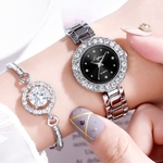 Fashion Small And Delicate European Beauty Simple Casual Bracelet Watch Suit