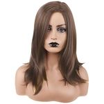 Fashion Women's Medium Straight Full Wig Synthetic Hair Party Lace Hair Wigs