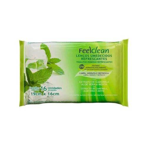 Feelclean Refrescante Toalhas Umedecidas C/16