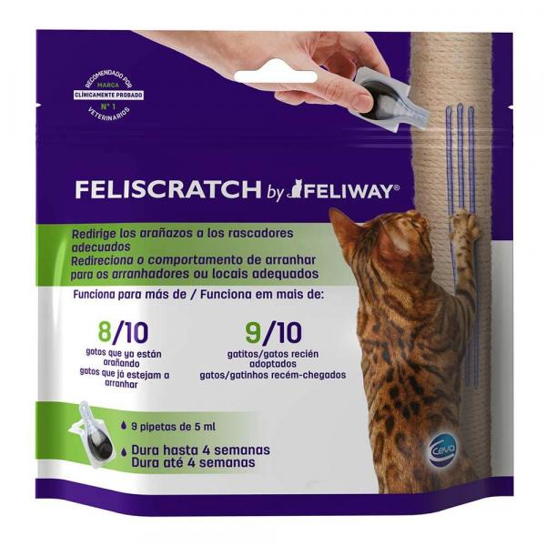 Feliway Feliscratch 9 Pipetas 5ml - Ceva