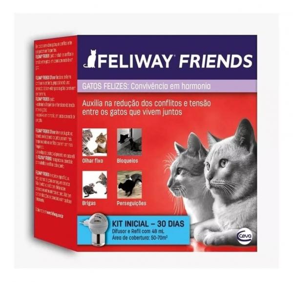 Feliway Friends 1 Difusor + 1 Refil 48ml Educador Conflitos