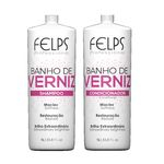 Felps Banho De Verniz Kit Duo Brilho 2x1000ml