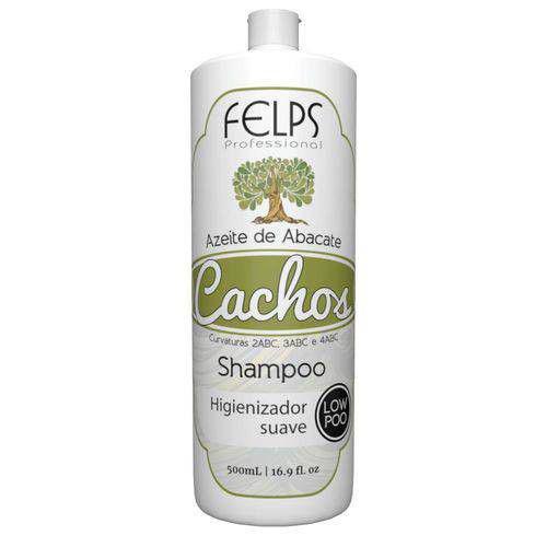 Felps Cachos Azeite de Abacate Shampoo Low Poo 500ml - Felps Profissional
