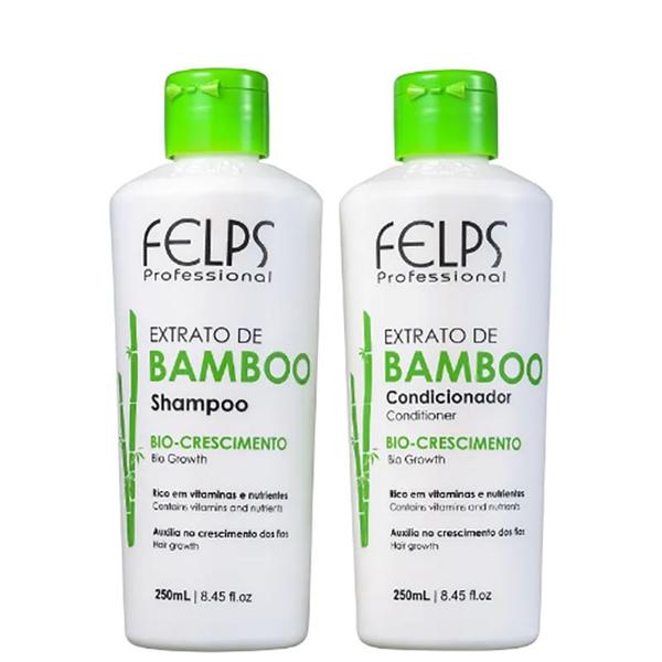 Felps Extrato de Bamboo Shampoo e Condicionador Kit 2x250ml
