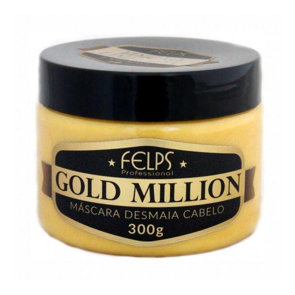 Felps Gold Million Desmaia Cabelo Máscara 300g
