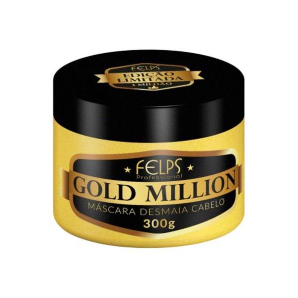 Felps Gold Million Máscara Desmaia Cabelo - 300g
