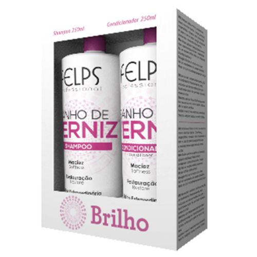 Felps Kit Duo Brilho Banho de Verniz 2x250ml