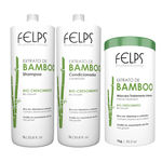 Felps Kit Profissional Extrato De Bamboo - 3 Produtos