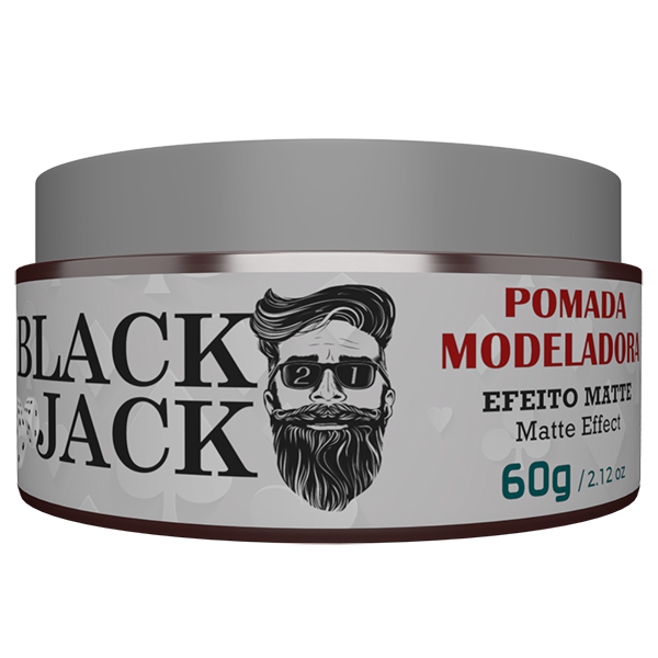 Felps Men Black Jack Pomada Modeladora Efeito Matte 60g