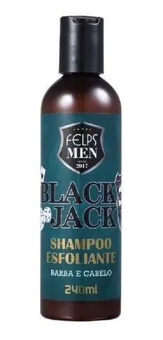 Felps Men Black Jack Shampoo Esfoliante 240ml - Felps Professional