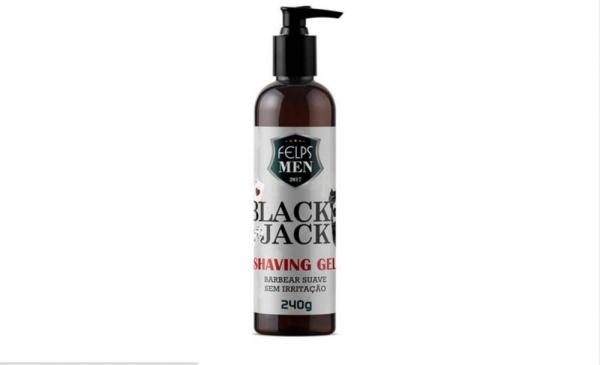 Felps Men Black Jack Shaving Gel para Barbear 240g - P - Felps Profissional