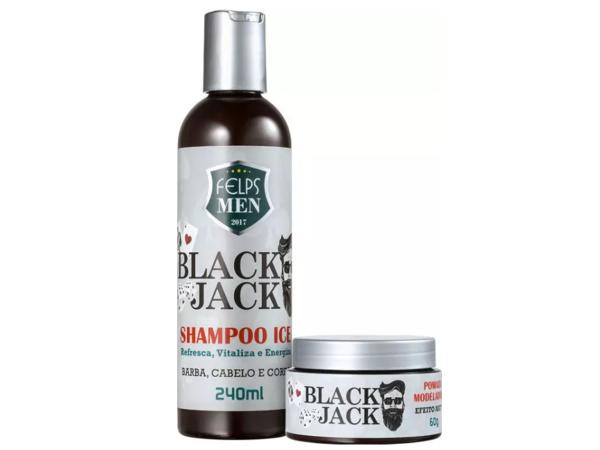 Felps Men Kit Shampoo Black Jack Ice + Pomada Matte - Felps Profissional