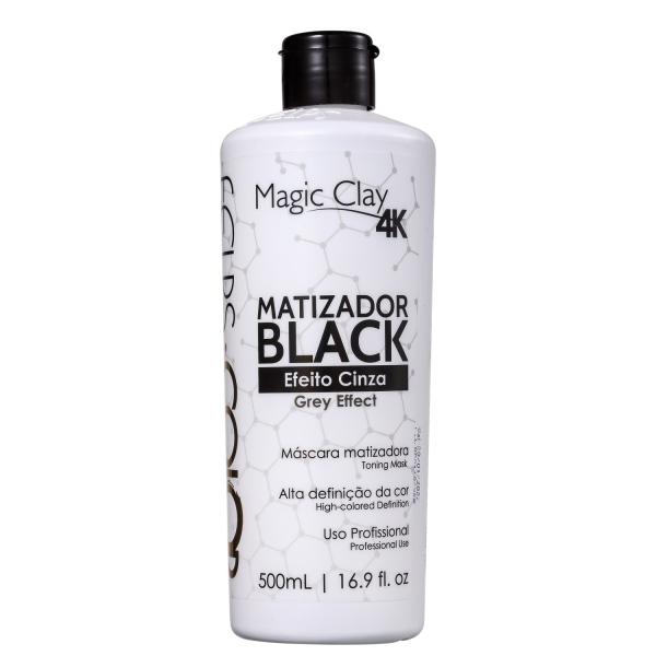 Felps Profissional Color Magic Clay 4K Black Efeito Cinza - Máscara Tonalizante 500ml